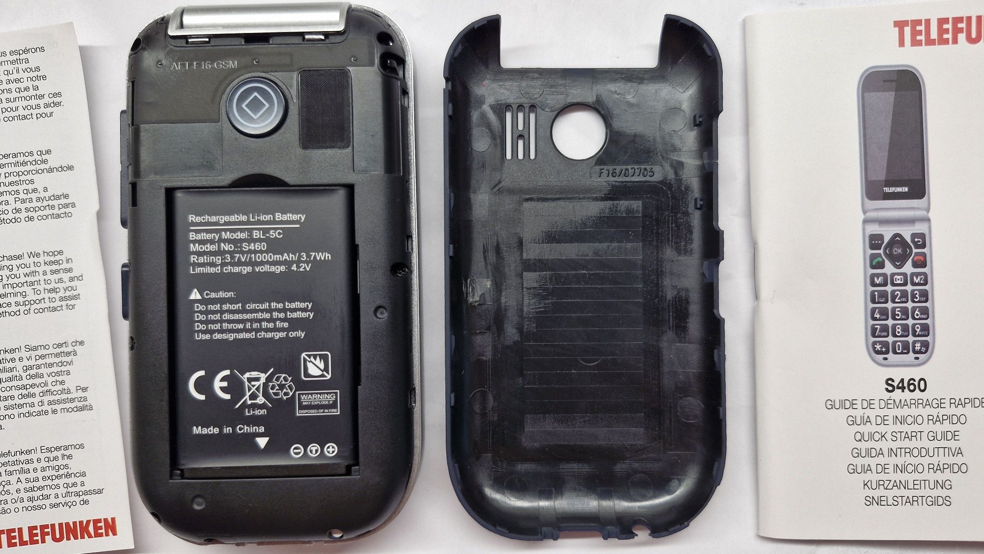 Vind Telefon Mobil TELEFUNKEN BLUE-S460