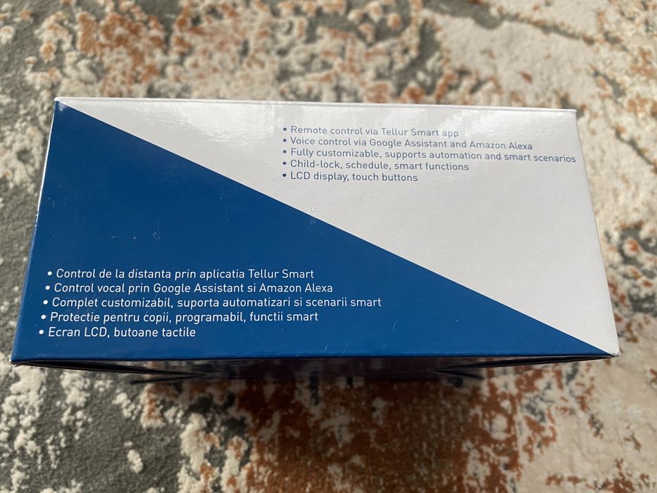 Termostat Smart Tellur WiFi, pentru centrala cu Gaz, Universal, Aplica