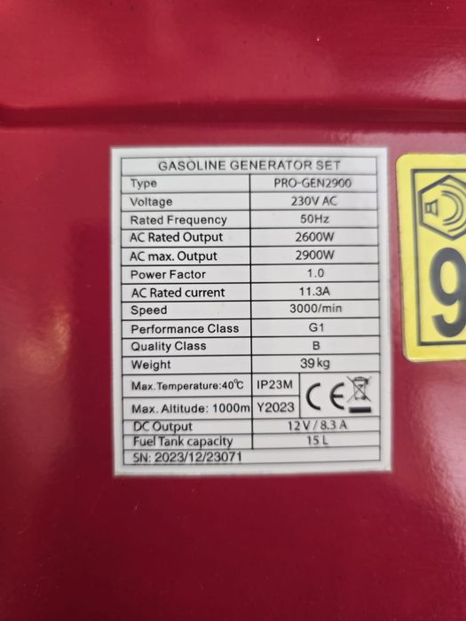 Vând generator curent