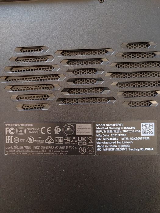 (URGENT) Laptop gaming RTX 3050