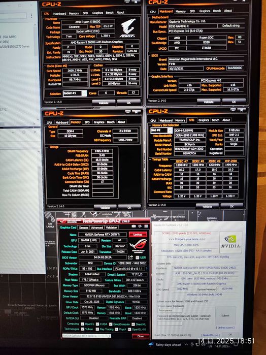 Геймърски Ryzen 5 5600G, RTX 3070Ti 8GB, RAM 16GB DDR4, SSD 512GB NVME