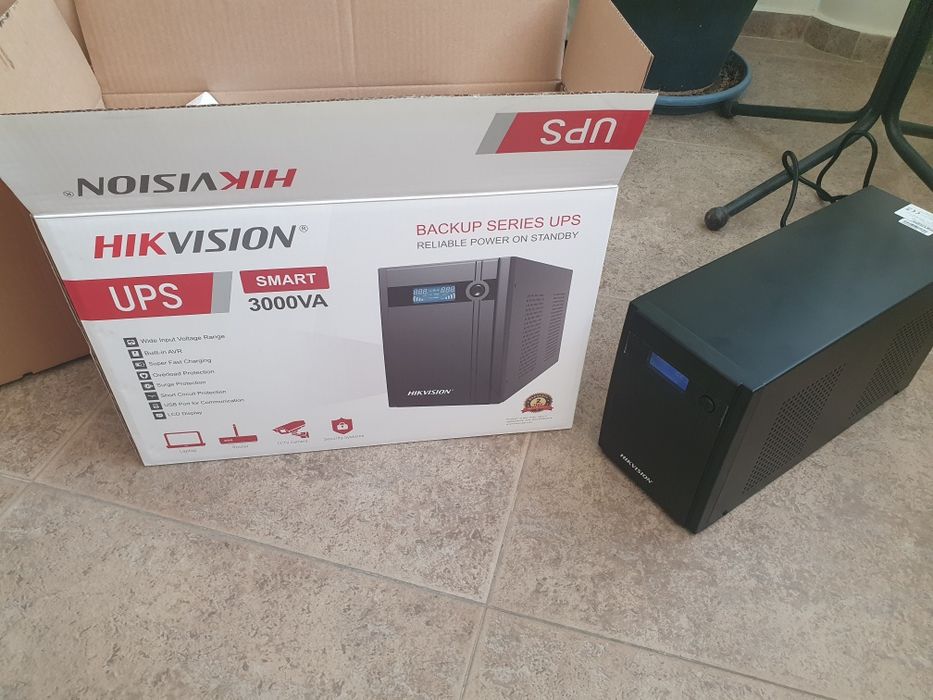 Продавам UPS HIKVISION DS-UPS3000: 3000VA - 1800 Watt