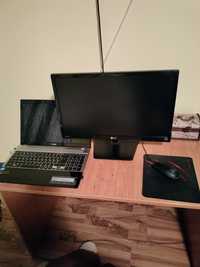 Vând laptop plus monitor 22 inch