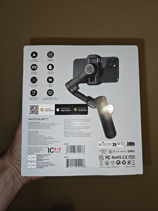 3-осов Гимбал/Стабилизатор за телефон Aochuan Smart XE