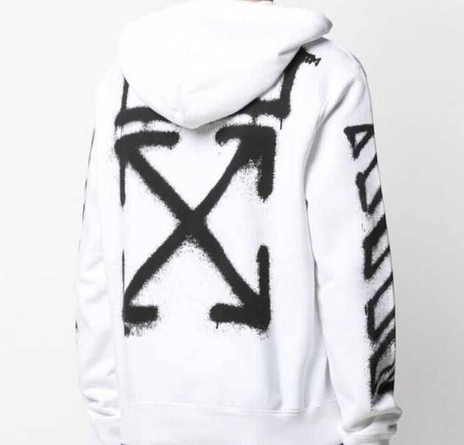 Hanorac Off-White Diagonal Graffiti Stripe Arrows