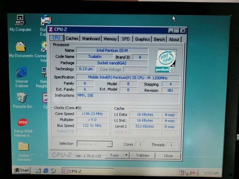 Laptop retro, Compaq Evo N410c intel Pentium 3, Win 98