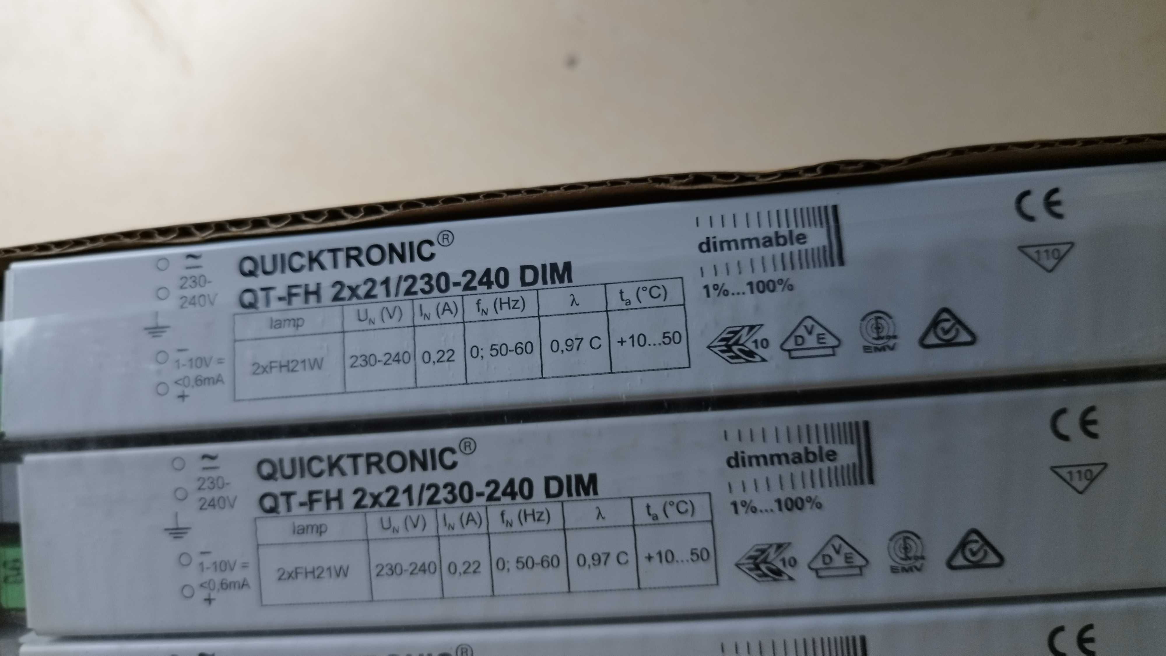 Електронно запалване / баласт Osram Quicktronic QT-FH 2x21/230-240 DIM