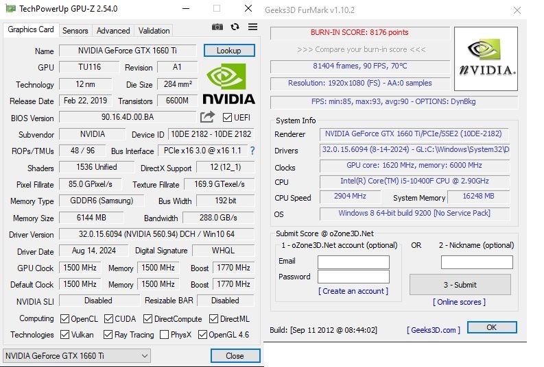 Системный блок i5 10400F/GTX 1660Ti