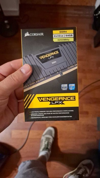 vand kit 16GB(2x8GB) ram Corsair Vengeance LPX Black,DDR4, 3200MHz