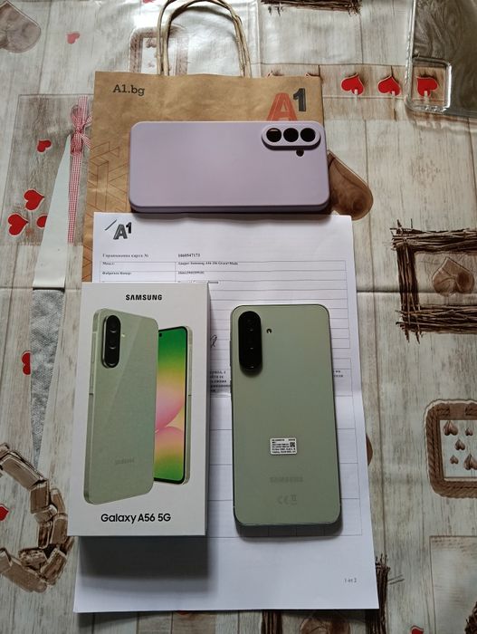 Нов SamsungA56 5G+ttec+гаранция
