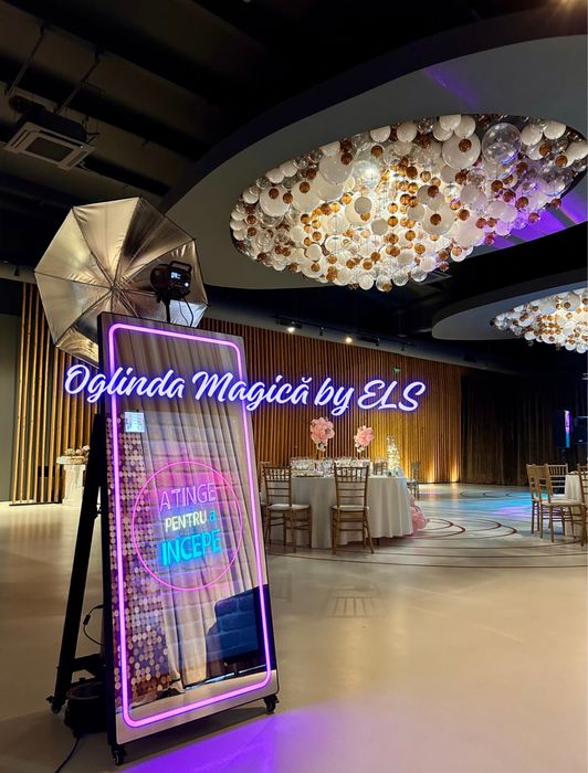 Oglinda Cabina Foto Artificii Cabina Telefonica Fum Greu Baloane Tort