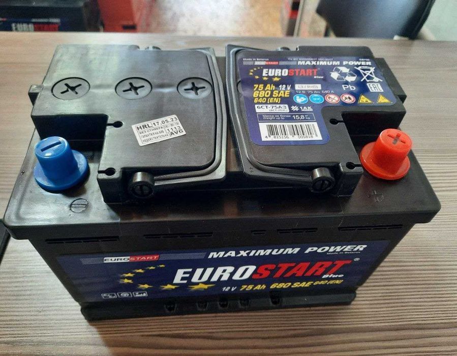 Аккумуляторы Eurostart 75Ah. Официальный магазин