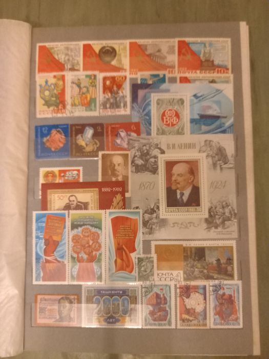 Почтовые марки СССР и ГДР