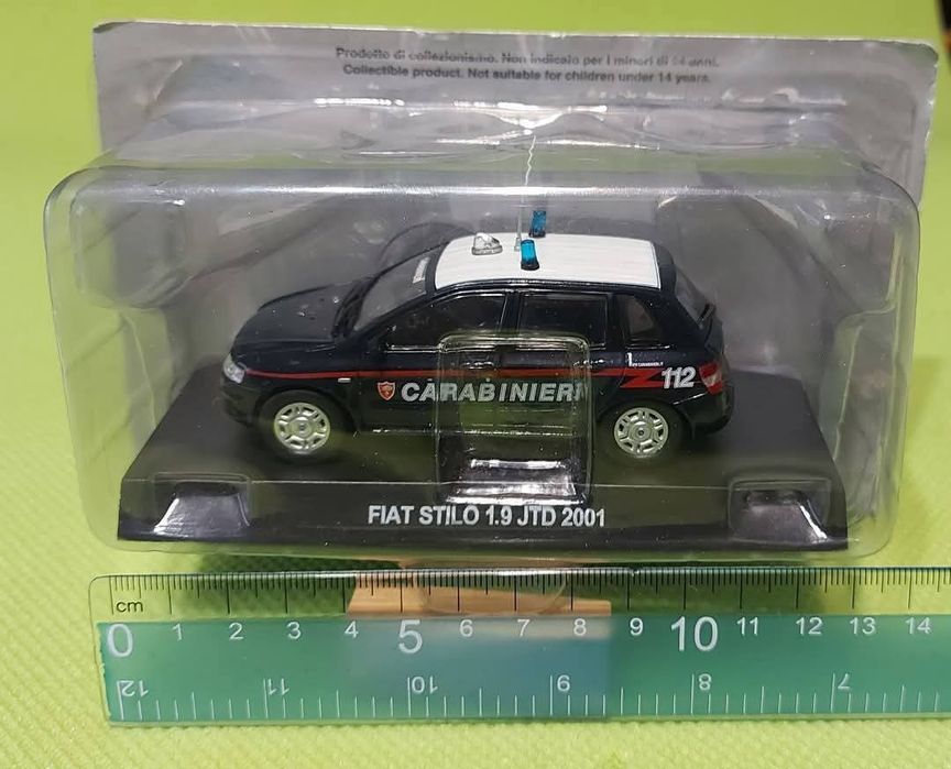 Fiat Stilo 1.9 JTD. Цена: 25лв. (1/776). Мащаб 1:43, метал и пластмаса