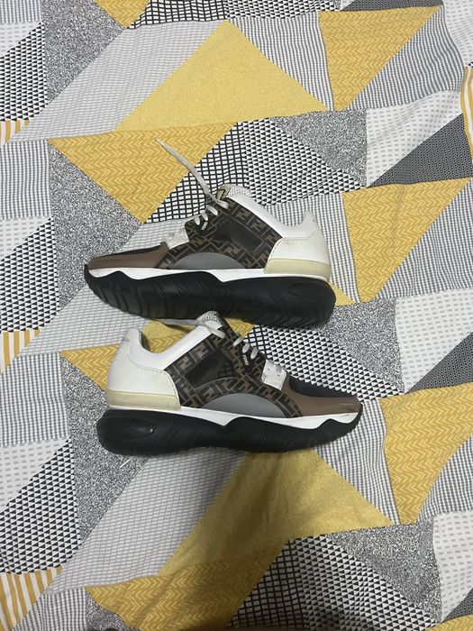 Adidasi Fendi Flow Piele