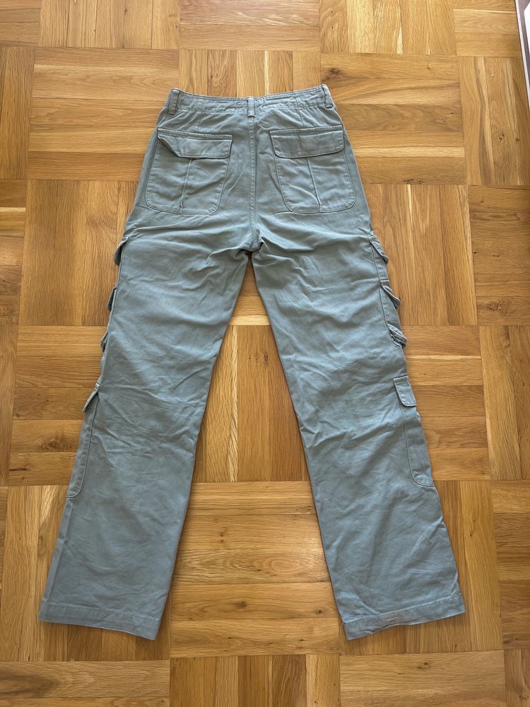 Straight leg Cargo зелени дънки