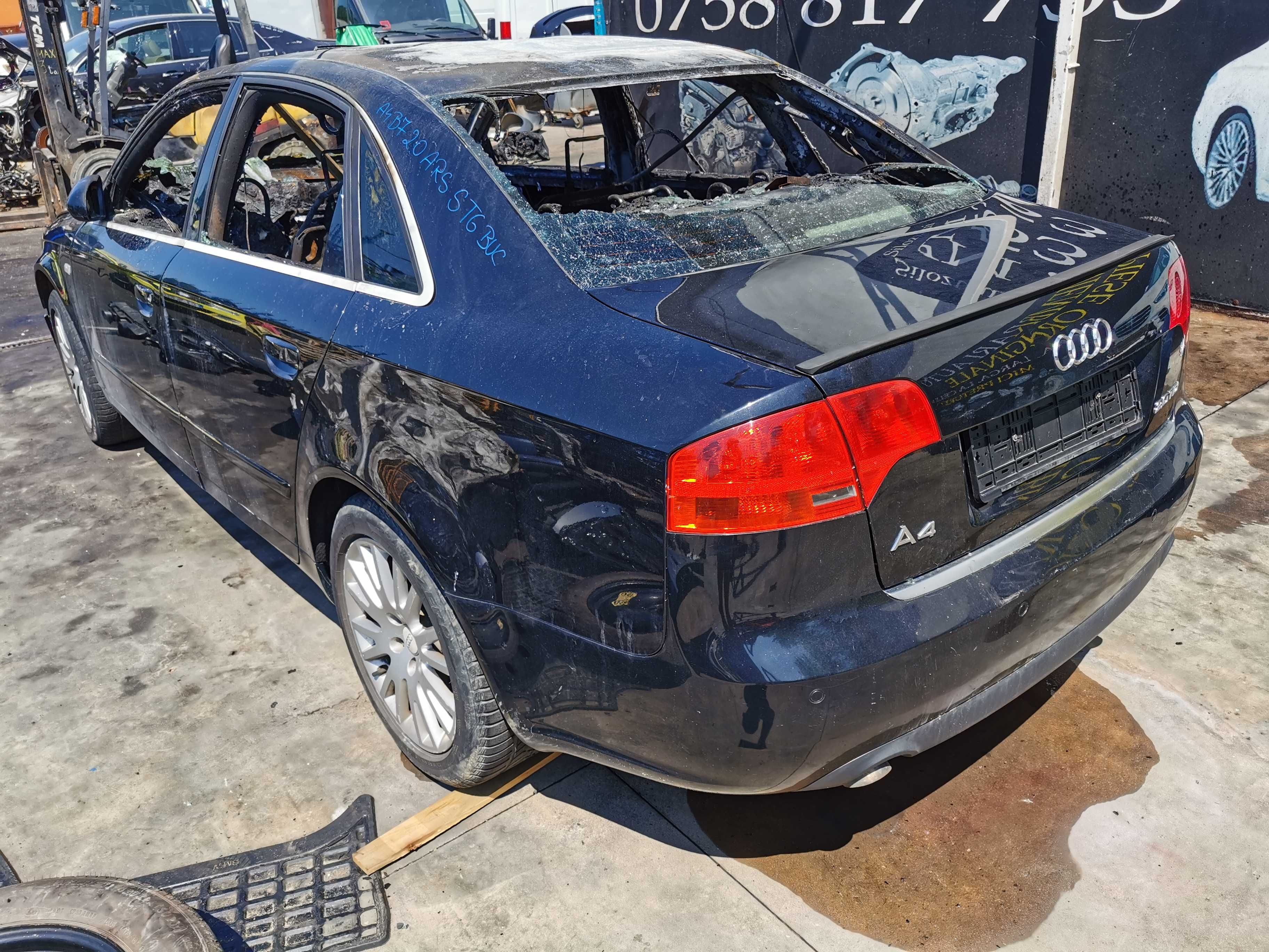 Dezmembrez audi a4 b7 2.0 diesel/stop a4/bara fata/capota/far/