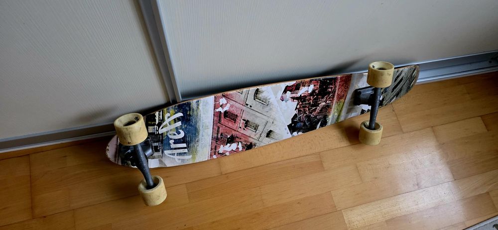 Placa longboard area placa skateboard Kong tail