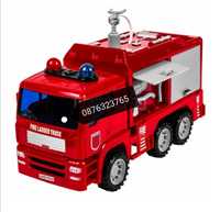 Детска пожарна кола пръскаща вода Детски играчки пожарни коли