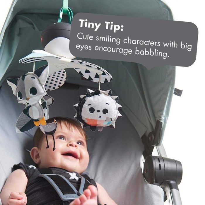 Tiny Love Mobile Мобиль для Новорожденных - Черно-Белый