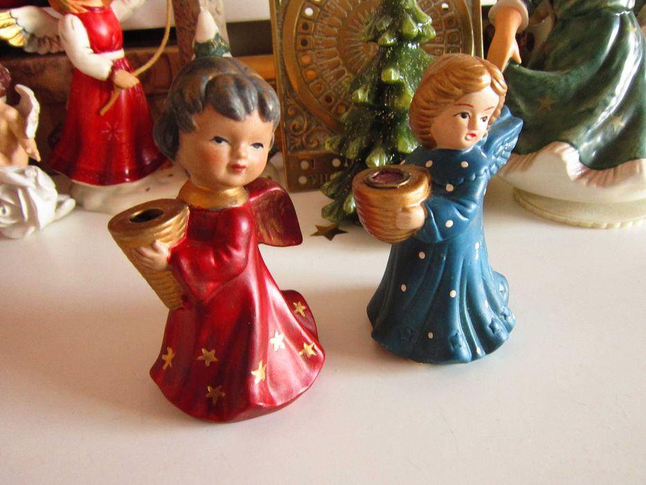 cadou rar 2 ingeri vintage portelan Germania'80 impecabili