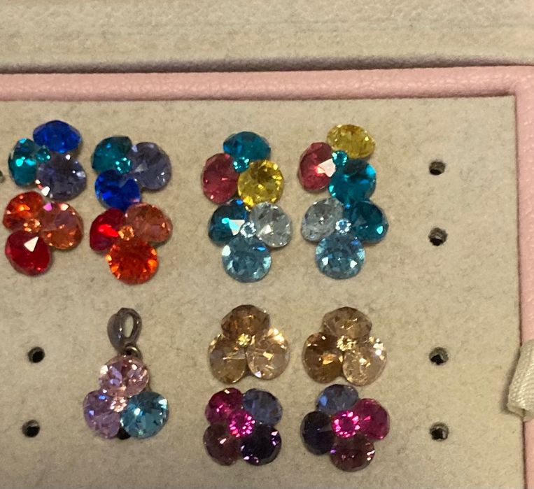 Cercei seturi argint cu cristale Swarovski