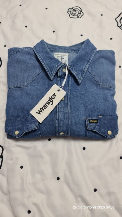 Cămașă bărbați WRANGLER,Originală, mărimea L, Regular Fit, Nouă