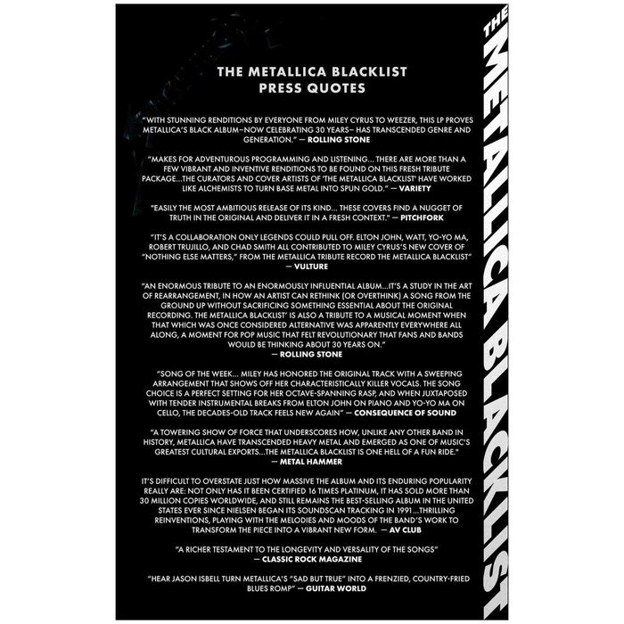4xCD The Metallica Blacklist 2021
