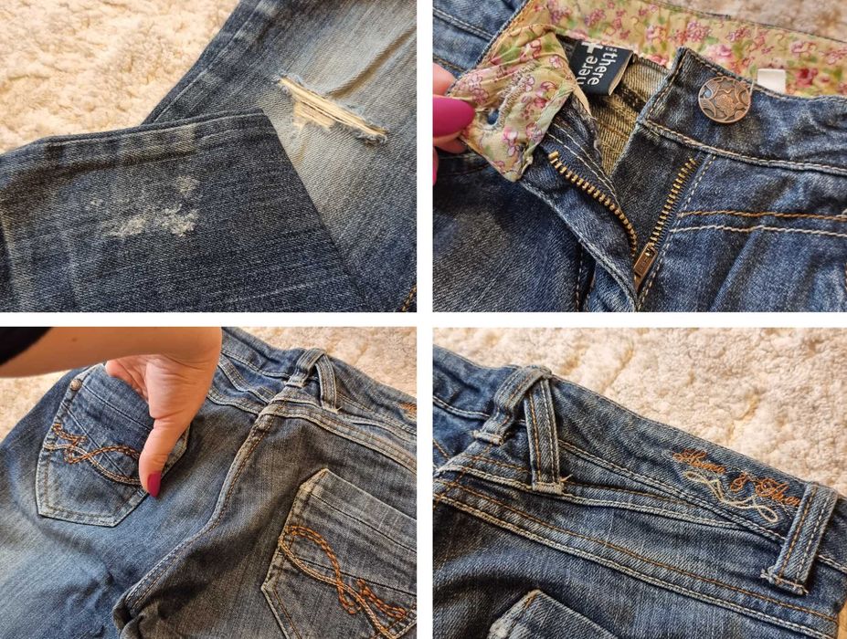 Set 2 blugi marimea 146 pentru fete