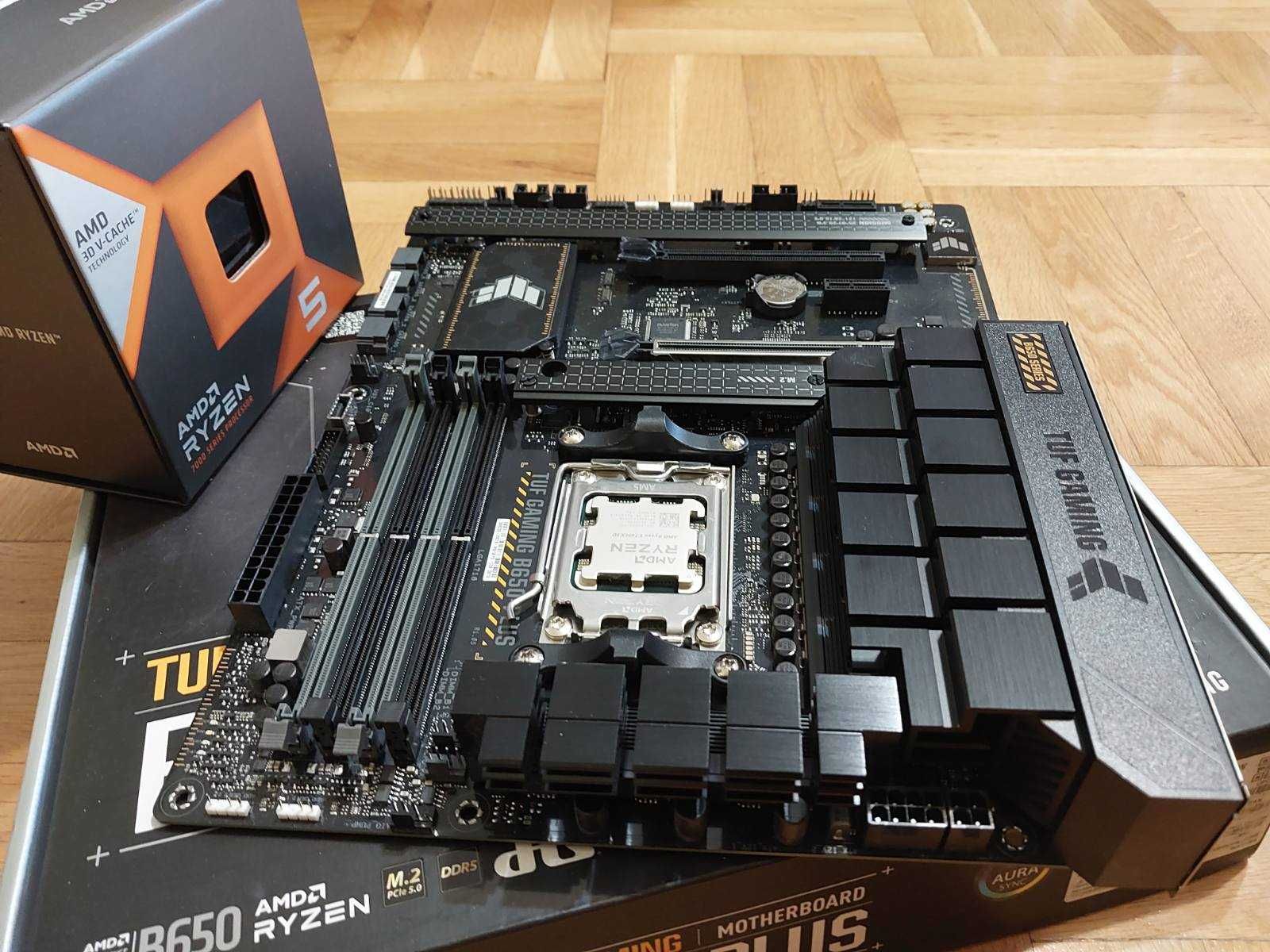 AMD Ryzen 5 7600X3D + Asus TUF B650-Plus, AM5