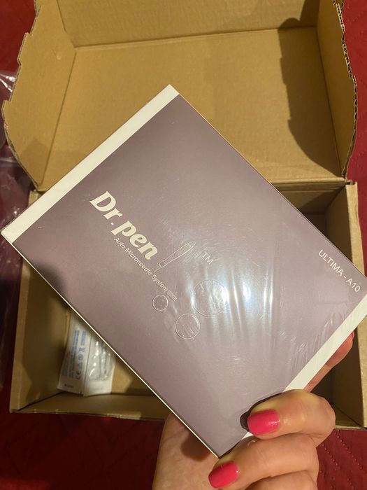 Aparat profesional de microneedling sigilat, riduri, crestere par