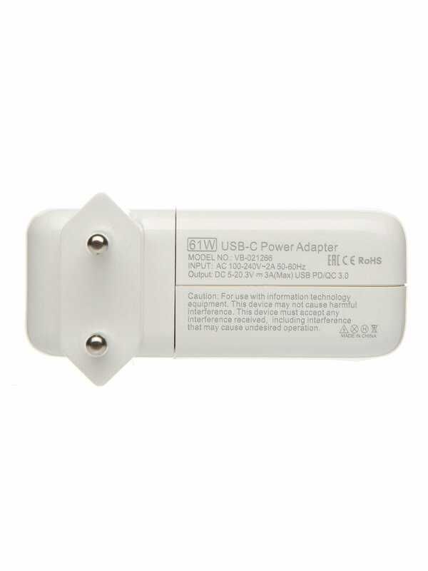 Блок питания для MacBook Pro 13" A1706 A1708 A1989 A2159 61W TYPE-C