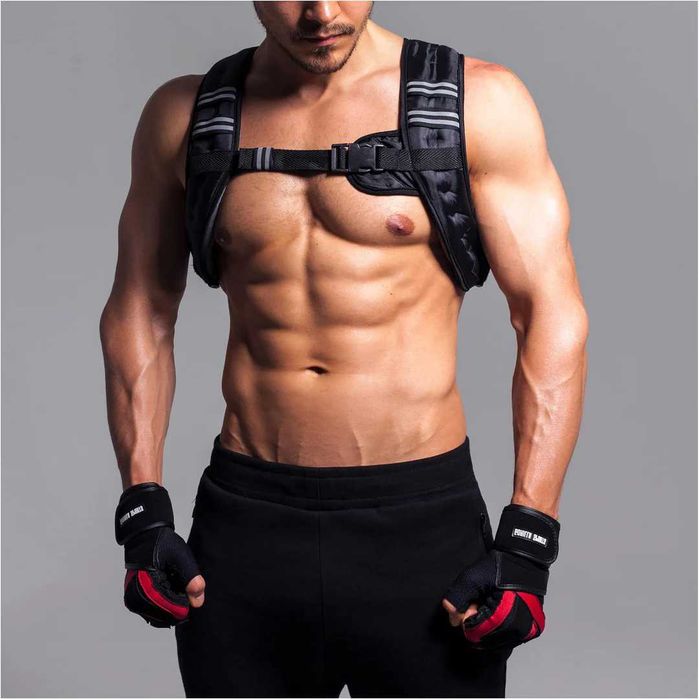 Vestă fitness X-Style cu greutăți, greutate 10 kg