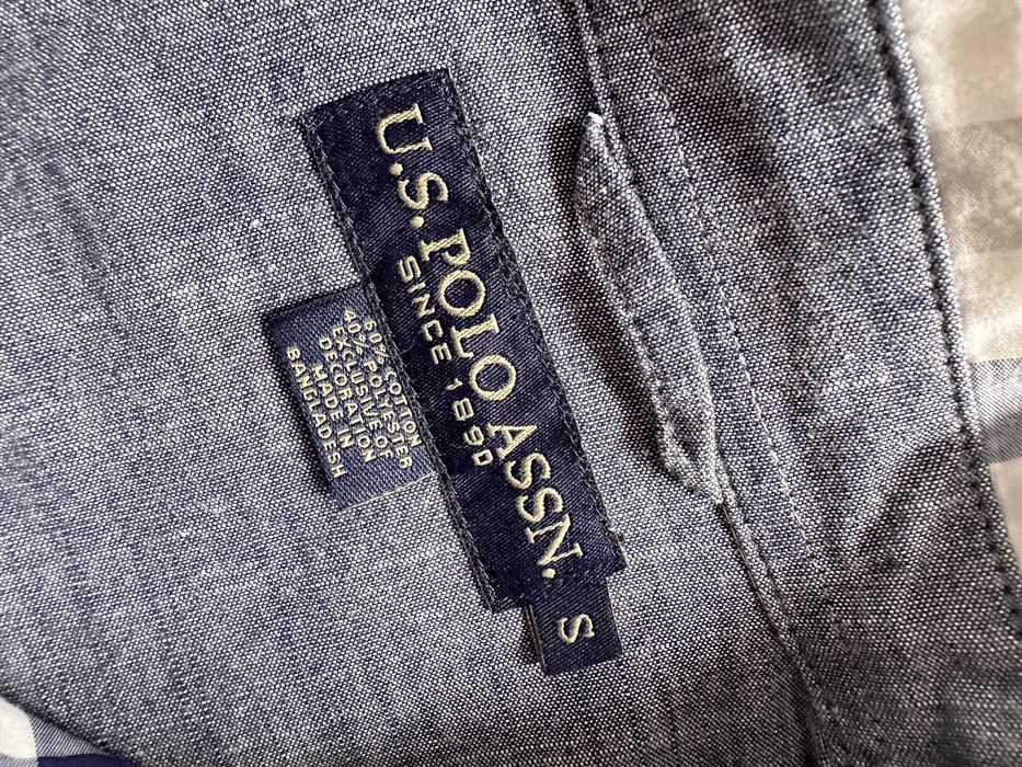 Camasa US POLO ASSN Carouri Maneca Lunga Barbati | Marime M