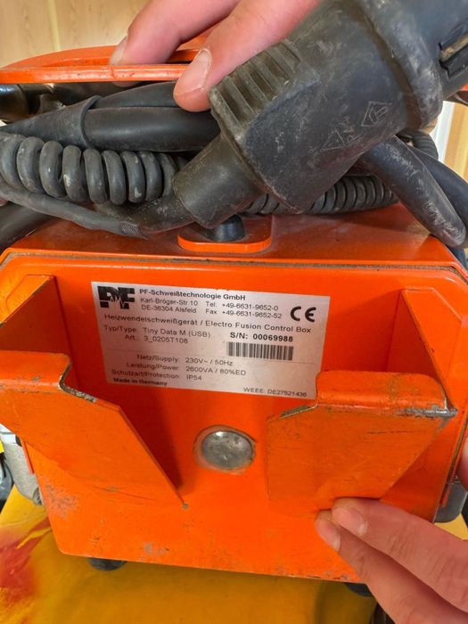 Vand aparat electrofuziune sudura PHD, mufe , PE