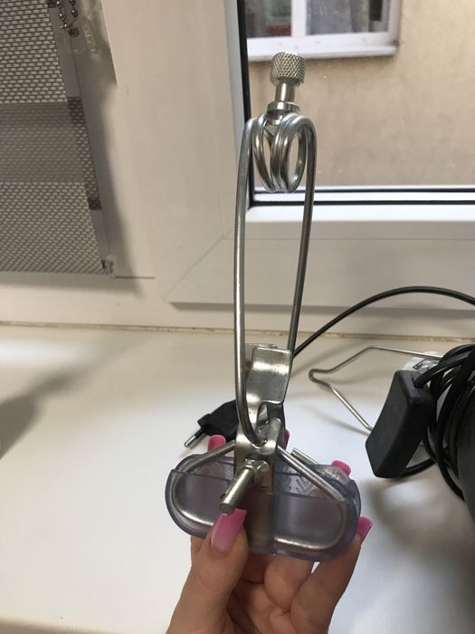 Lampa ceramica cu clema