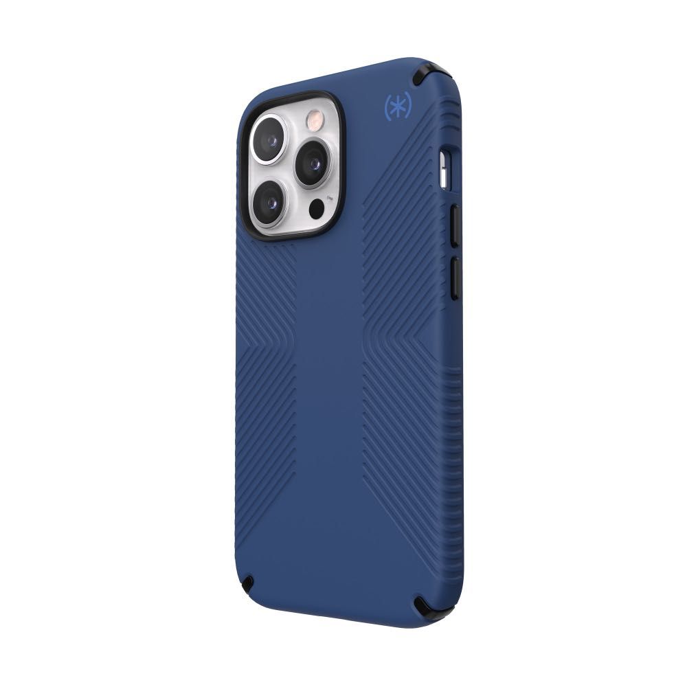 Калъф Speck iPhone 13 Pro Presidio2 Grip-black/gray/blue