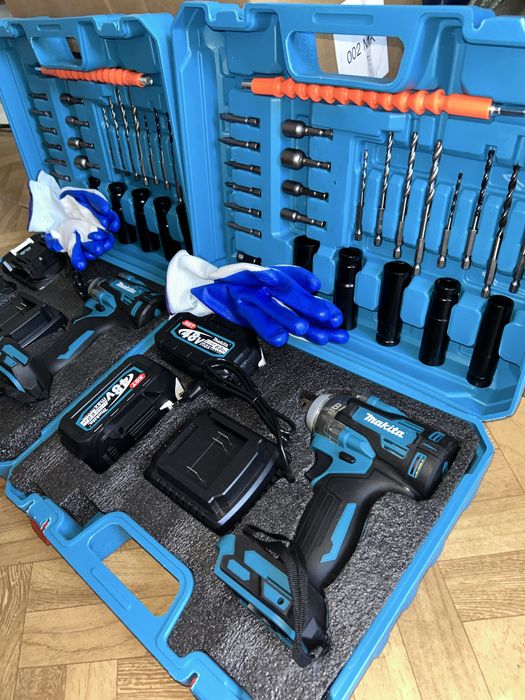 НОВЫЙ Гайкаверт-шуруповерт с набором 48 Вольт 350 Ньютон Качество+