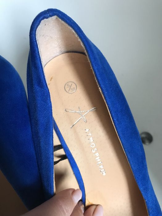 Pantofi stiletto albastri