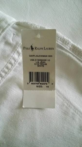 Джинсы Polo Ralph Lauren (made in Columbia) для девочки, р-р 14 лет