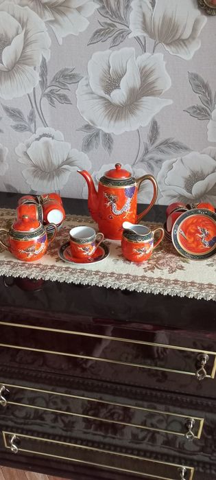Кофейный сервиз Dragon Ware,Япония,винтаж