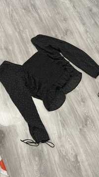 Bluza neagra cu maneca lunga, H&M divided