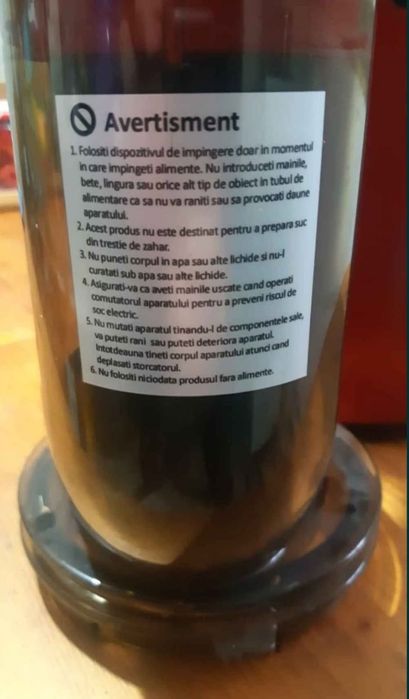 Storcator fructe si legume