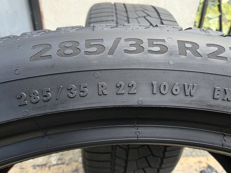 Vând două anvelope de iarna continental 285 35 22 dot 4721