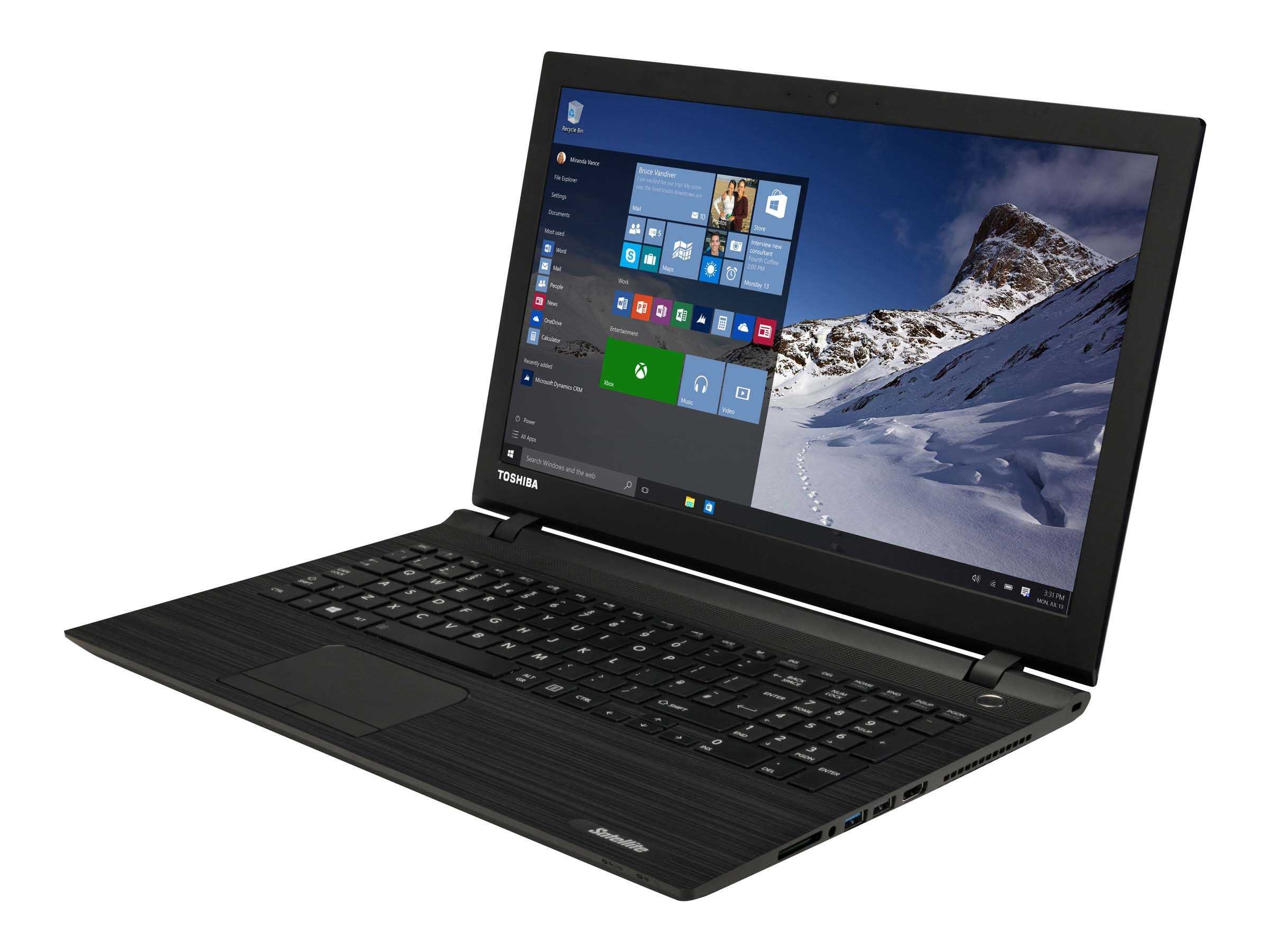Laptop Toshiba Satellite 15.6" Intel I3 gen 5 si gen 6, SSD