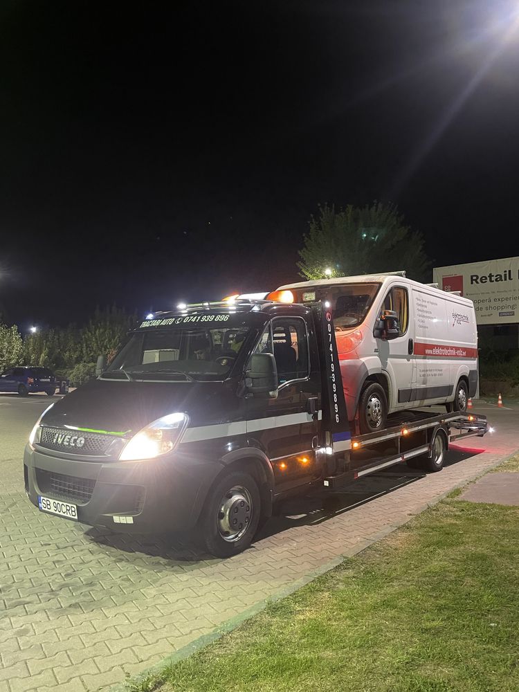 Tractari Auto Sibiu Asistenta Rutiera A1 Platforma Transport Utilaje