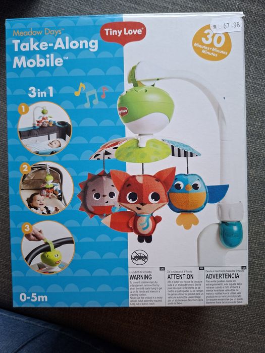 Музикална въртележка Tiny Love - Take-Along Mobile