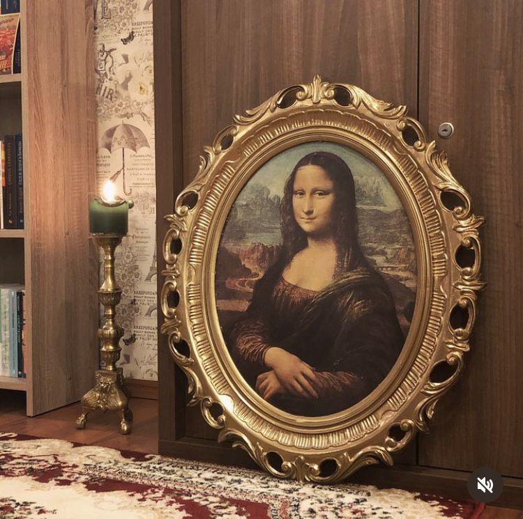 De vânzare tablou litografic mare Mona Lisa