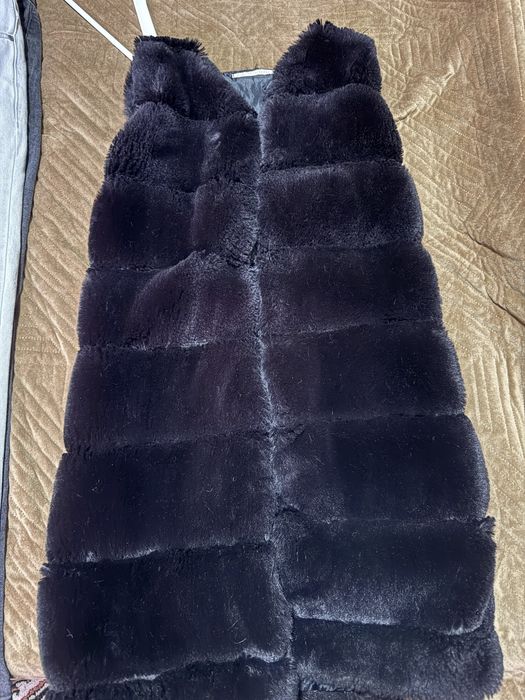 Меховой жилет, размер S/M — почти как новый