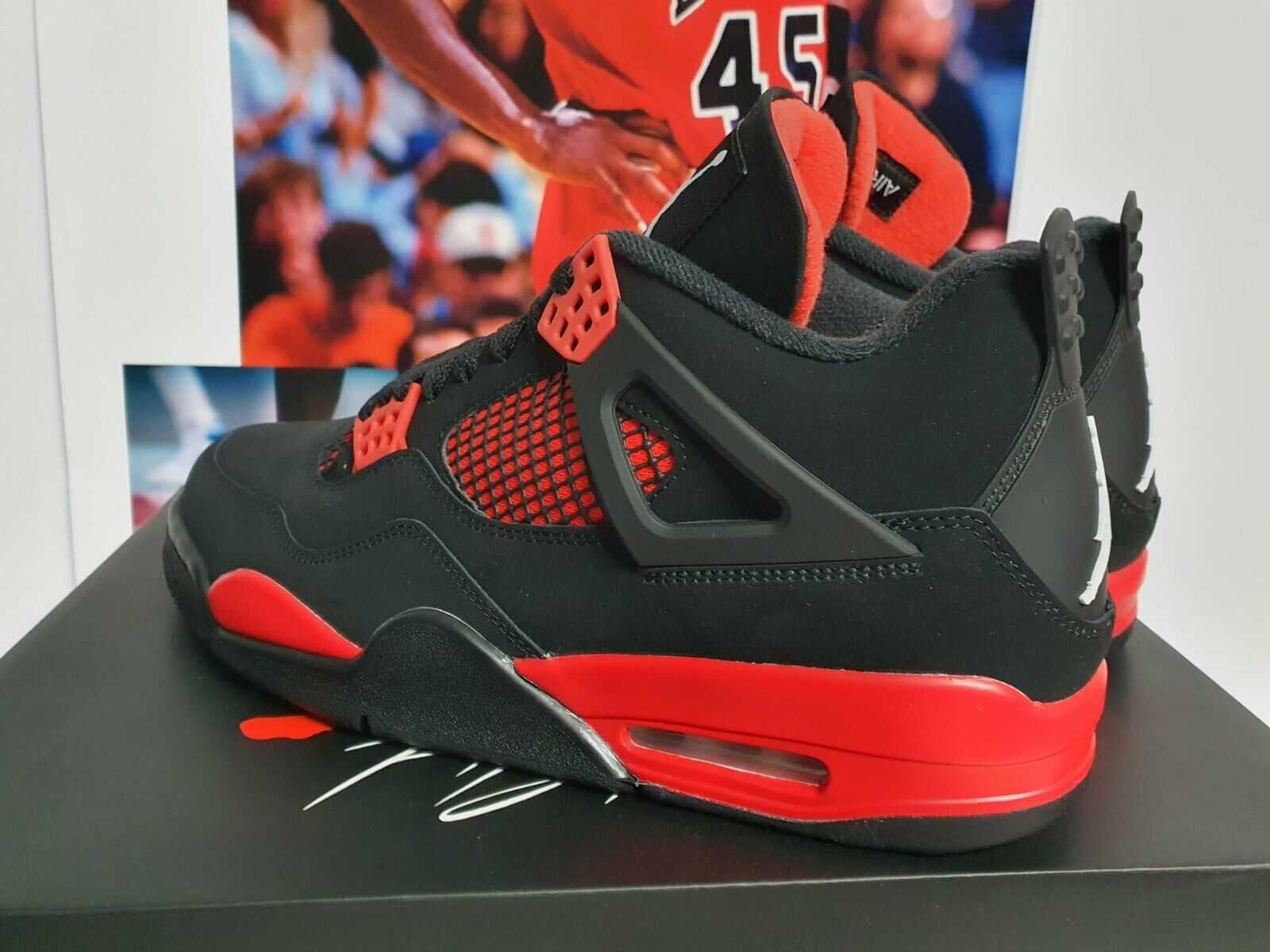 #SALE# Jordan 4 Red Thunder -Livrare Rapidă Cu Verificare Colet
